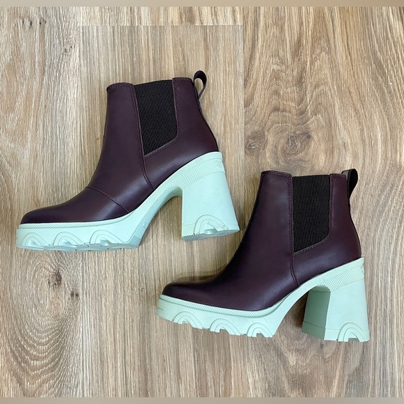 Sorel Brex™ Waterproof Platform Block Heel Chelsea Boot Size 6.5 NWOB - Picture 5 of 8